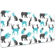 Podkładki pod mysz - Mata ochronna podkładka pod mysz Zwierzęta 100x50cm, Dywanomat - miniaturka - grafika 1