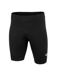 Spodnie sportowe męskie - 4F Legginsy funkcyjne w kolorze czarnym - grafika 1