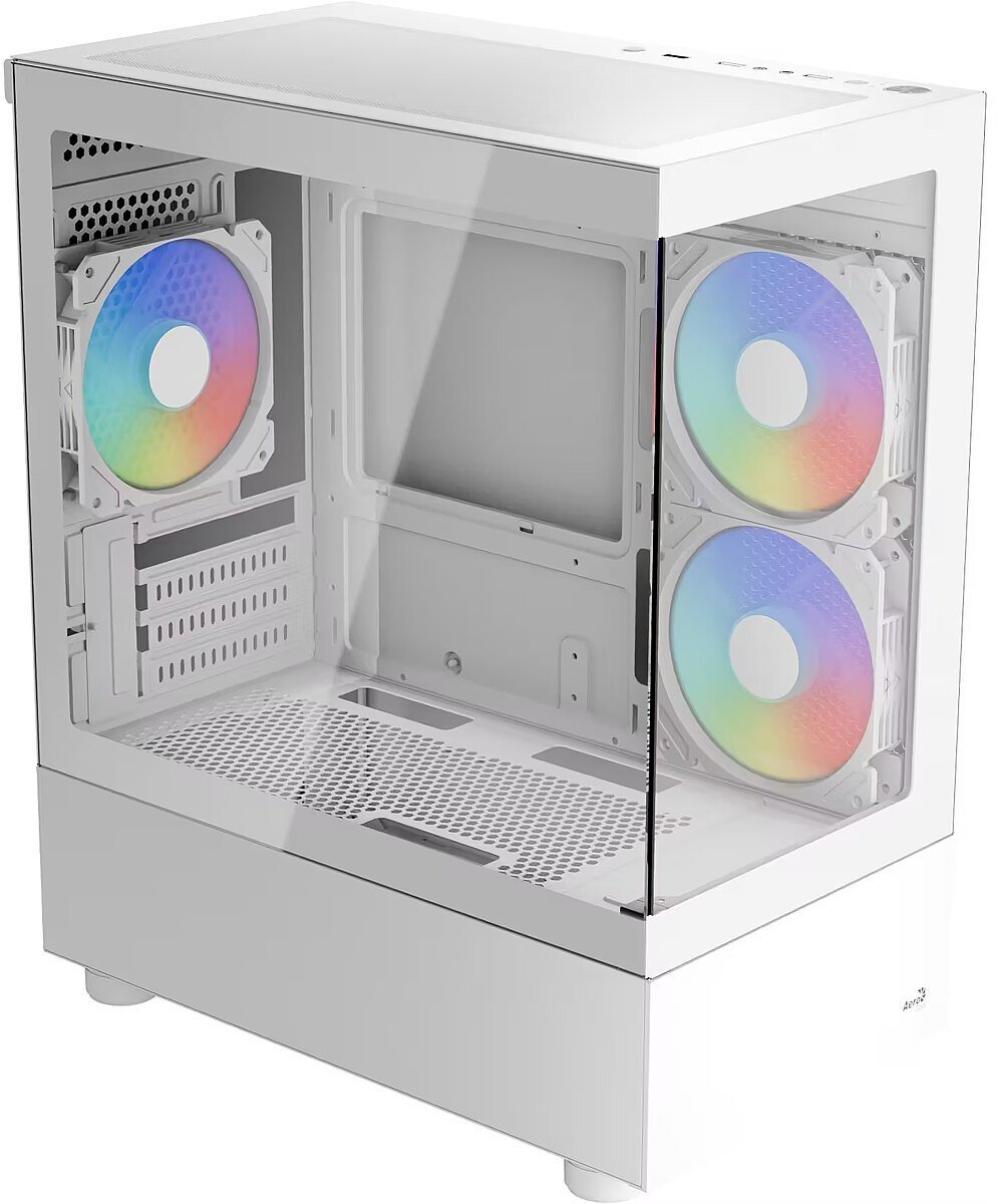 Obudowa Aerocool Aerocool Viewport Mini-G-WT-v4 ARGB, Tower Case White, Tempered Glass x 2