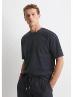 Piżamy męskie - Marc O´Polo Bodywear Koszulka piżamowa w kolorze granatowym - miniaturka - grafika 1