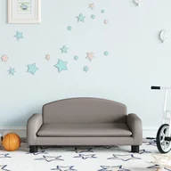 Meble do sypialni - vidaXL Sofa dla dzieci, kolor taupe, 70x45x30 cm, obita tkaniną - miniaturka - grafika 1