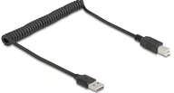 Kable USB - DeLOCK 90130 kabel USB USB 2.0 0,8 m USB A Czarny - miniaturka - grafika 1