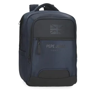 Pepe Jeans Bromley Plecak na Laptopa 15,6 cala Niebieski 31x44x15 cm Poliester 20,46 l by Joumma Bags, Niebieski, Talla única, plecak na laptopa - Torby na laptopy - miniaturka - grafika 1