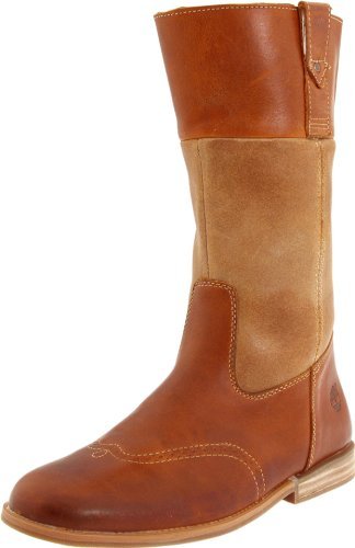 Timberland BRIXHAM TALL BT Zip 31706 dziewczęce kozaki, Braun Light Tan, 37 EU