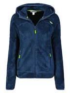 Kurtki damskie - Geographical Norway Kurtka polarowa "Upalood" w kolorze granatowym - miniaturka - grafika 1