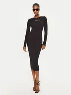 Sukienki - Juicy Couture Sukienka codzienna Dizzie JCWED24309 Czarny Slim Fit - miniaturka - grafika 1