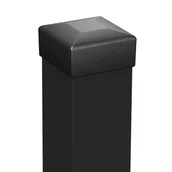 Akcesoria do ogrodzeń - Polargos Słupek przęsła 5 x 5 x 200 cm czarny mat - miniaturka - grafika 1