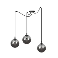 Lampy sufitowe - Emibig GIGI 3 BL GRAFIT 937/3 lampa wisząca 3x40W/E14 IP20 937/3 - miniaturka - grafika 1