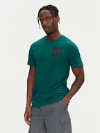Koszulki męskie - The North Face T-Shirt SS Fine NF0A8A6M Zielony Regular Fit - miniaturka - grafika 1