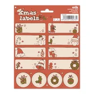 Etykiety do drukarek - Grupo Erik Christmas Label Christmas Holiday - Etykiety prezentowe Boże Narodzenie - 24 samoprzylepne naklejki - miniaturka - grafika 1