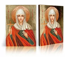 Ikona religijna Święta Klaudia - Ikony i obrazy sakralne - miniaturka - grafika 1