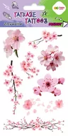 Zabawki kreatywne - Tatuaże zmywalne kwiaty Sakura Happy Color - miniaturka - grafika 1