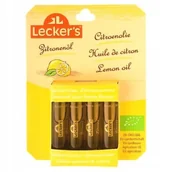 Dodatki do ciast w płynie, aromaty - LECKER'S AROMAT CYTRYNOWY BIO 4x2 ml - LECKER'S 4013044100113 - miniaturka - grafika 1