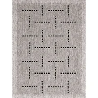 Dywany - Dywan Floorlux srebrny/czarny 20008, 60 x 110 cm - miniaturka - grafika 1