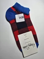 Skarpetki męskie - Kolorowe skarpety Happy Socks stopki unisex rozmiar 36-40 (2436) - miniaturka - grafika 1