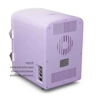 Lodówka Kosmetyczna Fioletowa ze Srebrnym Logo - Pozostałe urządzenia kosmetyczne - miniaturka - grafika 5