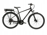 Rowery elektryczne - Rower elektryczny KROSS TRANS HYBRID rozmiar M Czarny - miniaturka - grafika 1