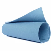 Dekoratorstwo - Filc 1mm, wełna/wiskoza, 20x30 cm- niebieski - miniaturka - grafika 1