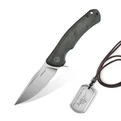 Noże - Nóż składany Petrified Fish Warrior PF-949 GRM Green Micarta - miniaturka - grafika 1