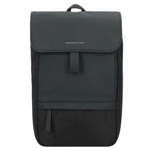 Kapten & Son Fyn Small Plecak 38 cm Komora na laptopa all black - Torby na laptopy - miniaturka - grafika 1