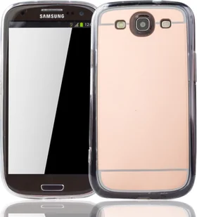 Etui na telefon komórkowy Samsung Galaxy S3 / S3 NEO Mirror Soft Case Protective Cover Rose Gold - Etui i futerały do telefonów - miniaturka - grafika 1