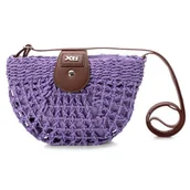 Torebki damskie - Torebka damska XTI 184430 B.RAFIA. LILA - miniaturka - grafika 1