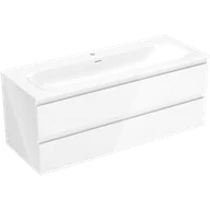 Szafki łazienkowe - Mexen Orio szafka łazienkowa 120 cm z umywalką Vela, 2 szuflady, biała połysk - 91A10-12047-2-BFF00-W23M00 - miniaturka - grafika 1