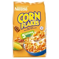 Płatki śniadaniowe i musli - Nestlé Corn Flakes Chrupiące płatki kukurydziane miód i orzeszki 400 g - miniaturka - grafika 1
