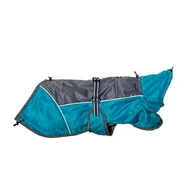 Płaszcze damskie - CHIARA Jasper płaszcz z uprząż CHJ-Y2206BL-XL-płaszcz zimowy, kurtka przejściowa, kamizelka (rozmiar: XL, wysokiej jakości, materiał: 100% poliester, elastyczny, nadaje się do prania), niebiesko-szary - miniaturka - grafika 1