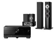 Kino domowe - Yamaha RX-A6A (czarny) + 704 S3 (czarny) + 707 S3 (czarny) + HTM72 S3 (czarny) - miniaturka - grafika 1