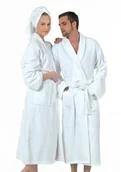 Piżamy damskie - Szlafrok hotelowy frotte Hotel & SPA biały rozmiar: 3XL uniwersalny - miniaturka - grafika 1