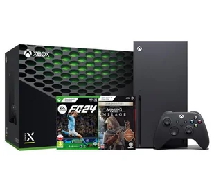 Xbox Series X z napędem - 1TB - Assassin’s Creed Mirage - EA SPORTS FC 24 - Konsole Xbox - miniaturka - grafika 1