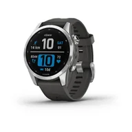 Garmin Garmin Fenix 7S srebrny z grafitowym paskiem 010-02539-01 010-02539-01