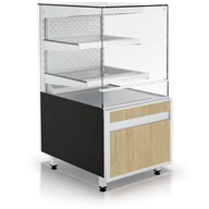 Szafy i witryny chłodnicze - Witryna cukiernicza IGLOO GASTROLINE CUBE 1.3W 2P OPEN (PLUG-IN) - miniaturka - grafika 1