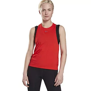 Koszulki i topy damskie - Reebok OSR Ac Tank top damski bez rękawów wielokolorowa czerwony (insred) L FU1374_L - grafika 1