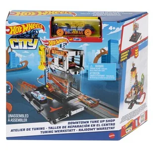 Mattel Warsztat Hot Wheels HDR25 HDR25 - Tory, garaże, parkingi - miniaturka - grafika 1