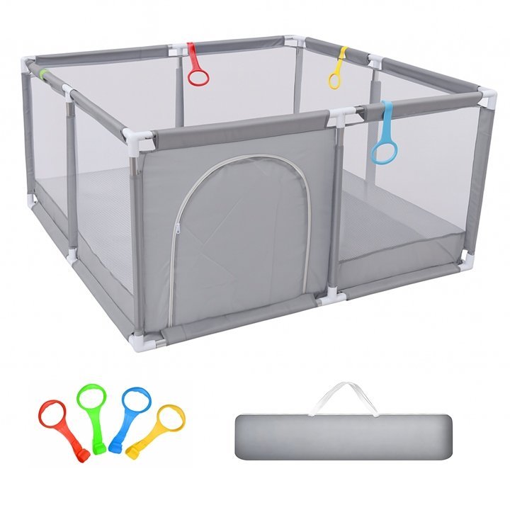 Kojec dla dzieci Suchy basen, plac zabaw 130x130 cm torba pokrowiec uchwyty