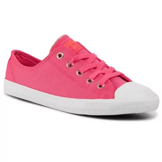 Trampki damskie - Converse Trampki Ctas Dainty Ox 564306C Strawberry Jam/Turf Orange - grafika 1