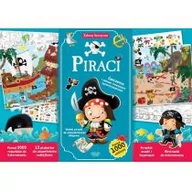 Baśnie, bajki, legendy - Piraci - Kreatywna książka do kolorowania, wyklejania i ćwiczenia spostrzegawczości - Solis - miniaturka - grafika 1