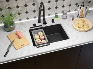 Zlew FRANKE Maris MRG 110-52 czarny mat BLACK EDITION (125.0697.759) - Zlewozmywaki - miniaturka - grafika 7