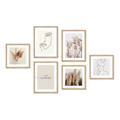 Plakaty - Plakaty z ramą zestaw 6 szt. 32x32 cm - miniaturka - grafika 1