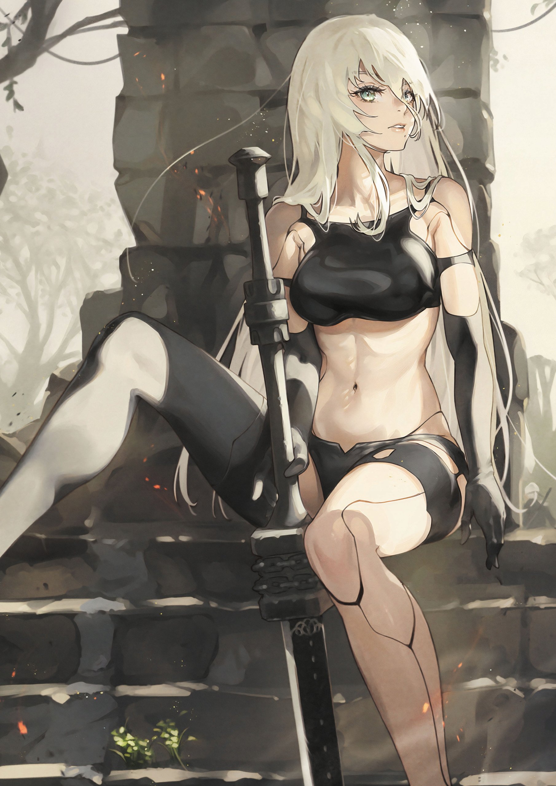 Plakat A2 Nier: Automata Anime Gra