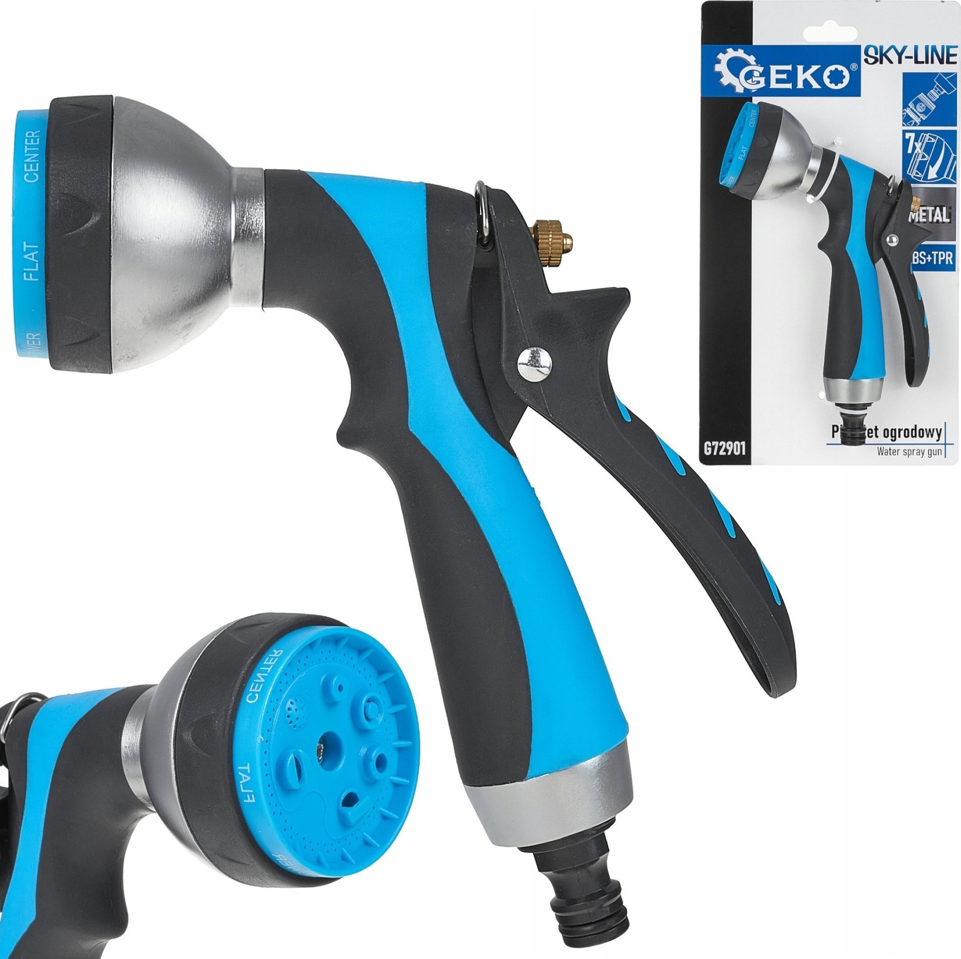 Bradas Pistolet ogrodowy 7-funkcji SKY-LINE 48