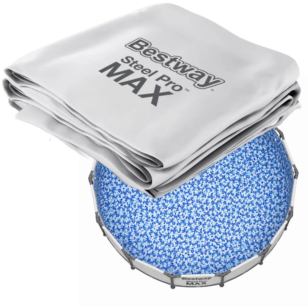 Bestway wkład basenowy folia do basenu stelażowego  steel pro max 366 x76 cm
