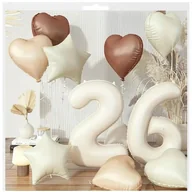 Balony i akcesoria - BALONY BOHO NA URODZINY GWIAZDKA SERCE CYFRA SERDUSZKO DOWOLNY WIEK 11-99 - miniaturka - grafika 1