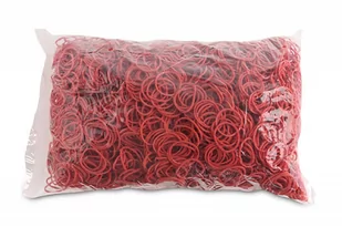 OFFICE PRODUCTS Gumki recepturki OFFICE PRODUCTS, średnica 25mm, 1,5x1,5mm, 60% kauczuku, 1000g, zgrzewka, czerwone 18102519-04 - Gumki biurowe - miniaturka - grafika 1
