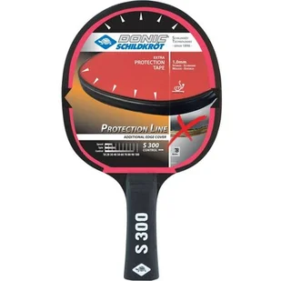 Donic Schildkrot Rakietka do tenisa stołowego DONIC-SCHILDKRÖT Protection Line 300 acc-5931-0 - Tenis stołowy - miniaturka - grafika 1