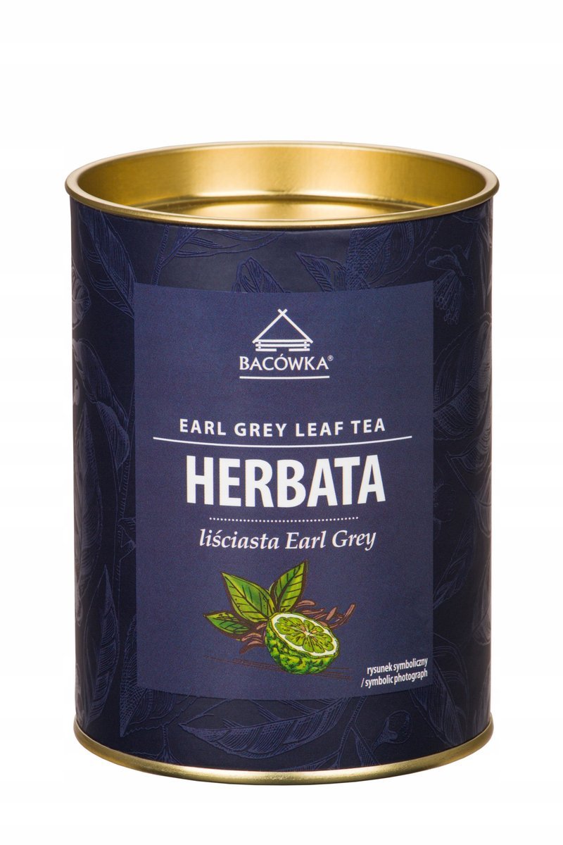 Herbata Liściasta EARL GREY 100g Tuba Bacówka