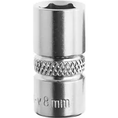 Klucze i nasadki - Jufisto Nasadka sześciokątna 8 mm 1/4" - miniaturka - grafika 1