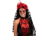 Dodatki do strojów karnawałowych - Naklejki na twarz Meksykańska Czacha - miniaturka - grafika 1